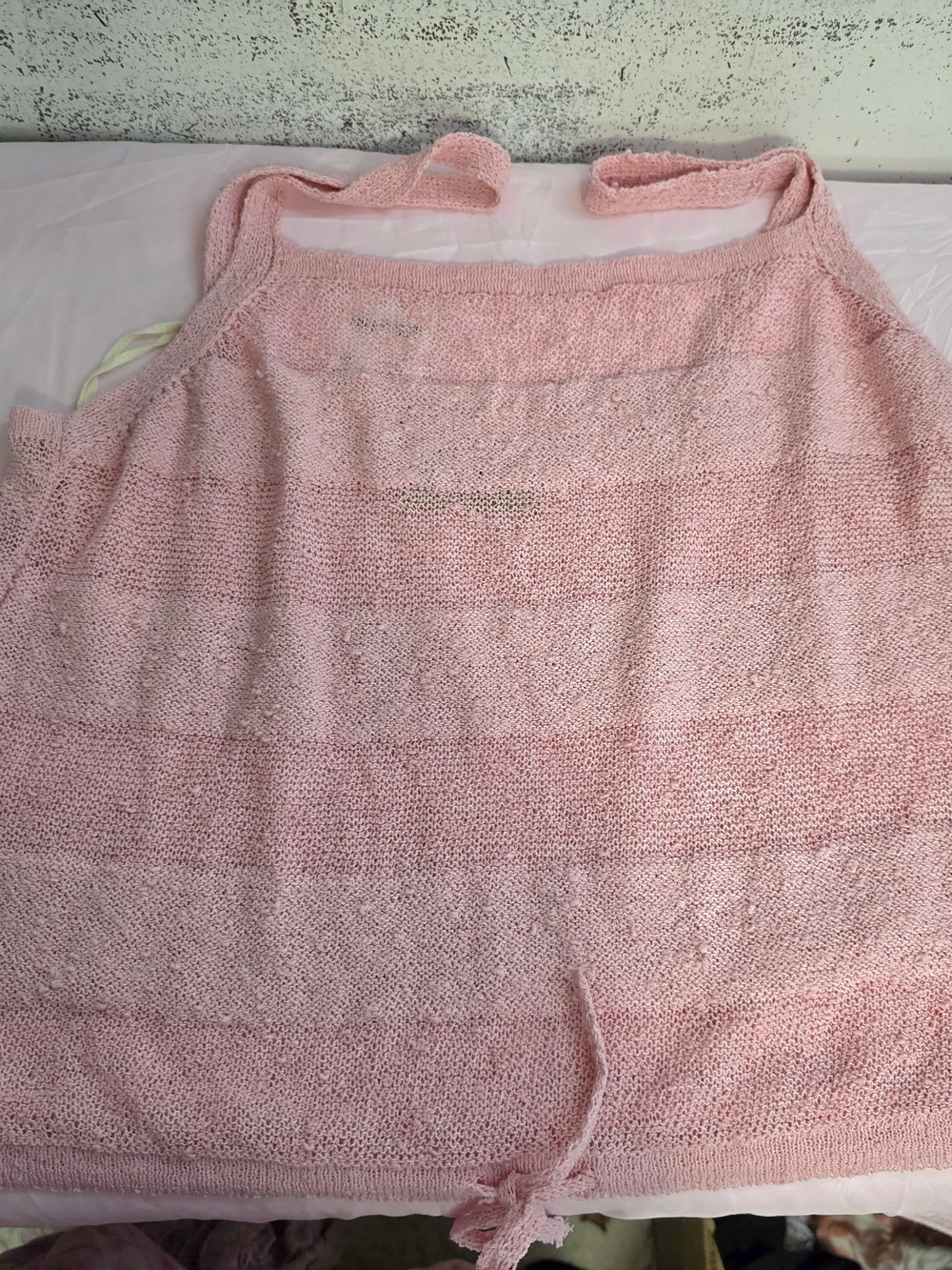 Free People Light Pink Knit Tank